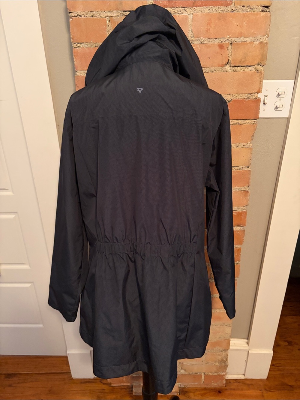 Liv Outdoor Women's Lightweight Hooded Raincoat in Blueish Grey - Picture 2 of 7